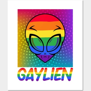 Gaylien Alien Posters and Art